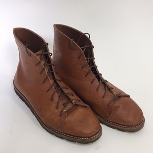 Rancourt Veg Tanned Otto Boots 11.5D - Made in USA